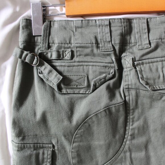 90s - y2k Vintage Nevada (Wal-Mart) Cargo Midi Skirt 28" - Picture 7 of 10